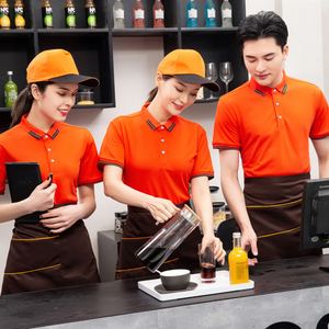 超市夏季工作服的文化艺术交流培训